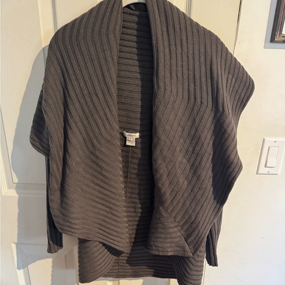 Sundance Cardigan XS Open Shawl Collar Boho Angora Lambswool Oversized Lagenlook - Picture 1 of 12